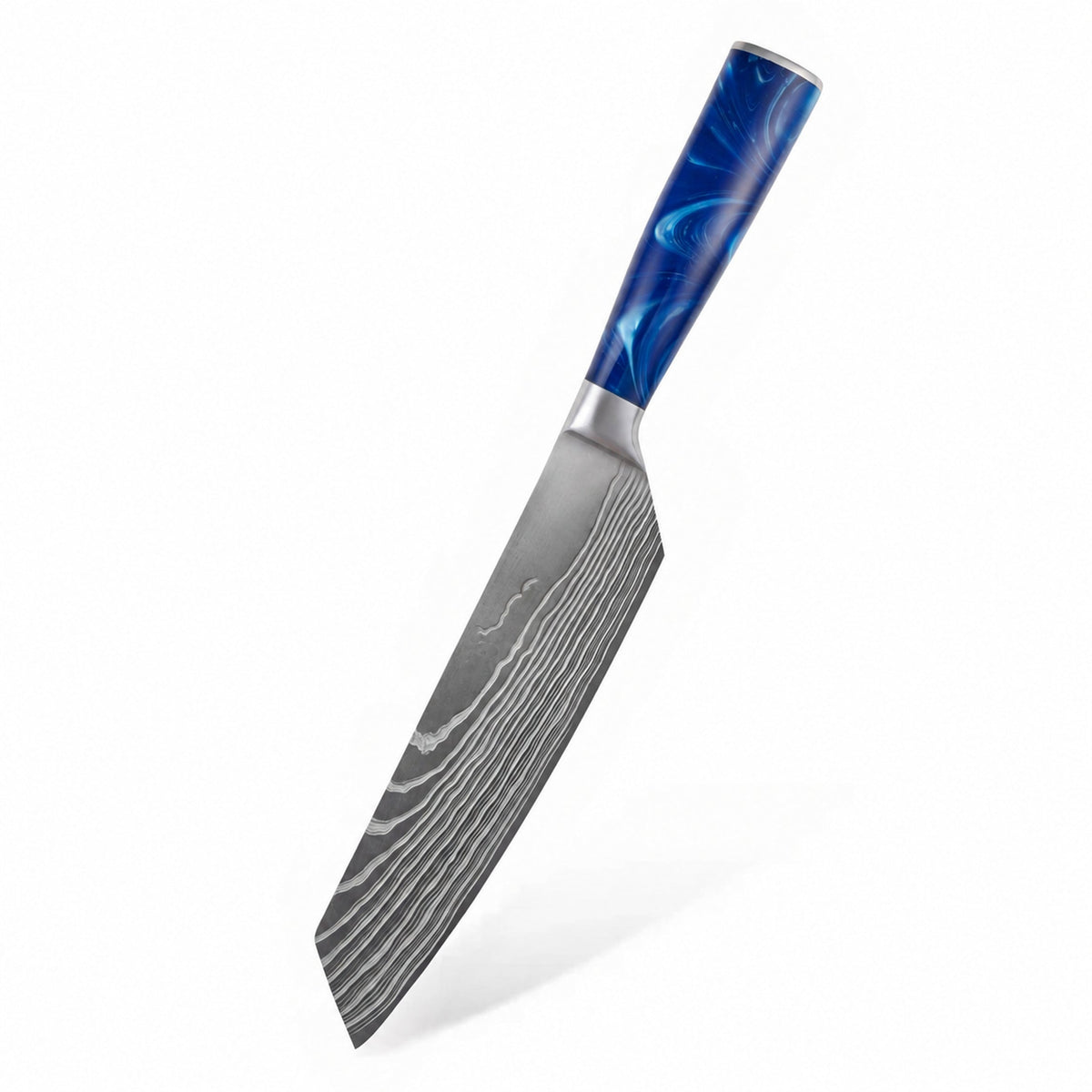 couteau japonais Kiritsuke bleu ocean chef tanaka