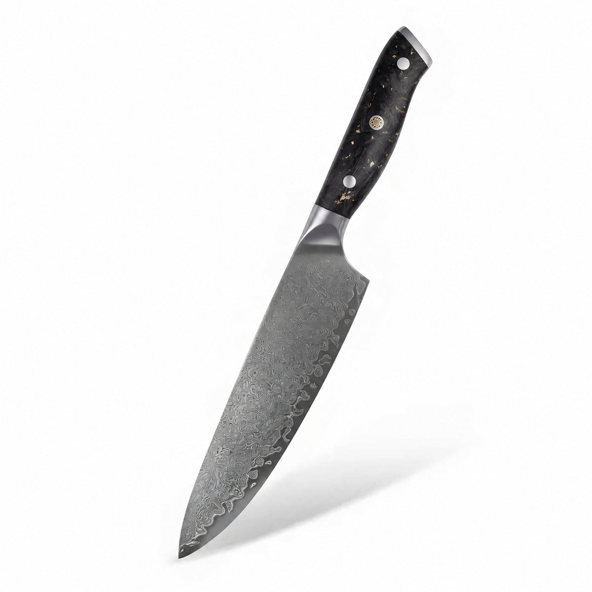 Couteau de chef Haganori Yakumoto manche carbon gold