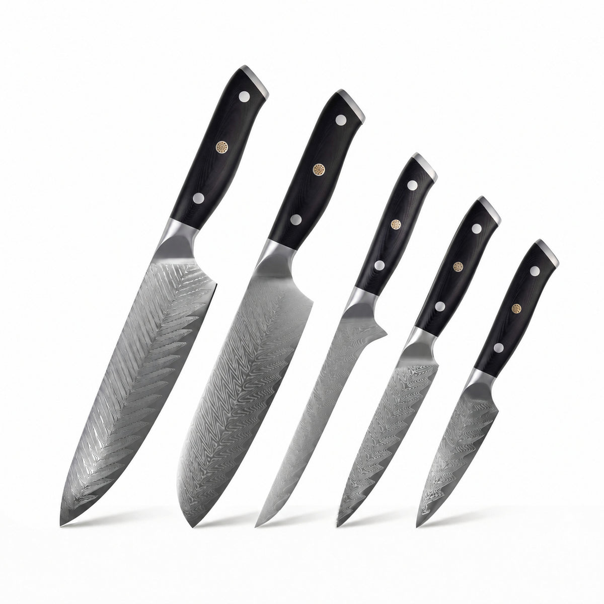 Set de 5 Yakumoto Onyx manche noir