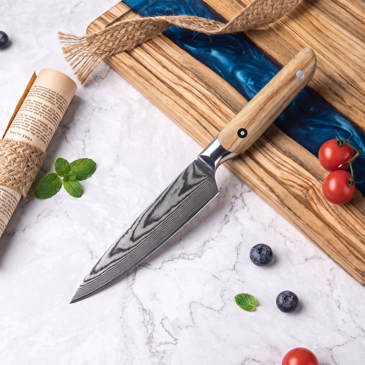 Coffret Haru · 4 couteaux (Gyuto, Santoku, Utilitaire, Office)