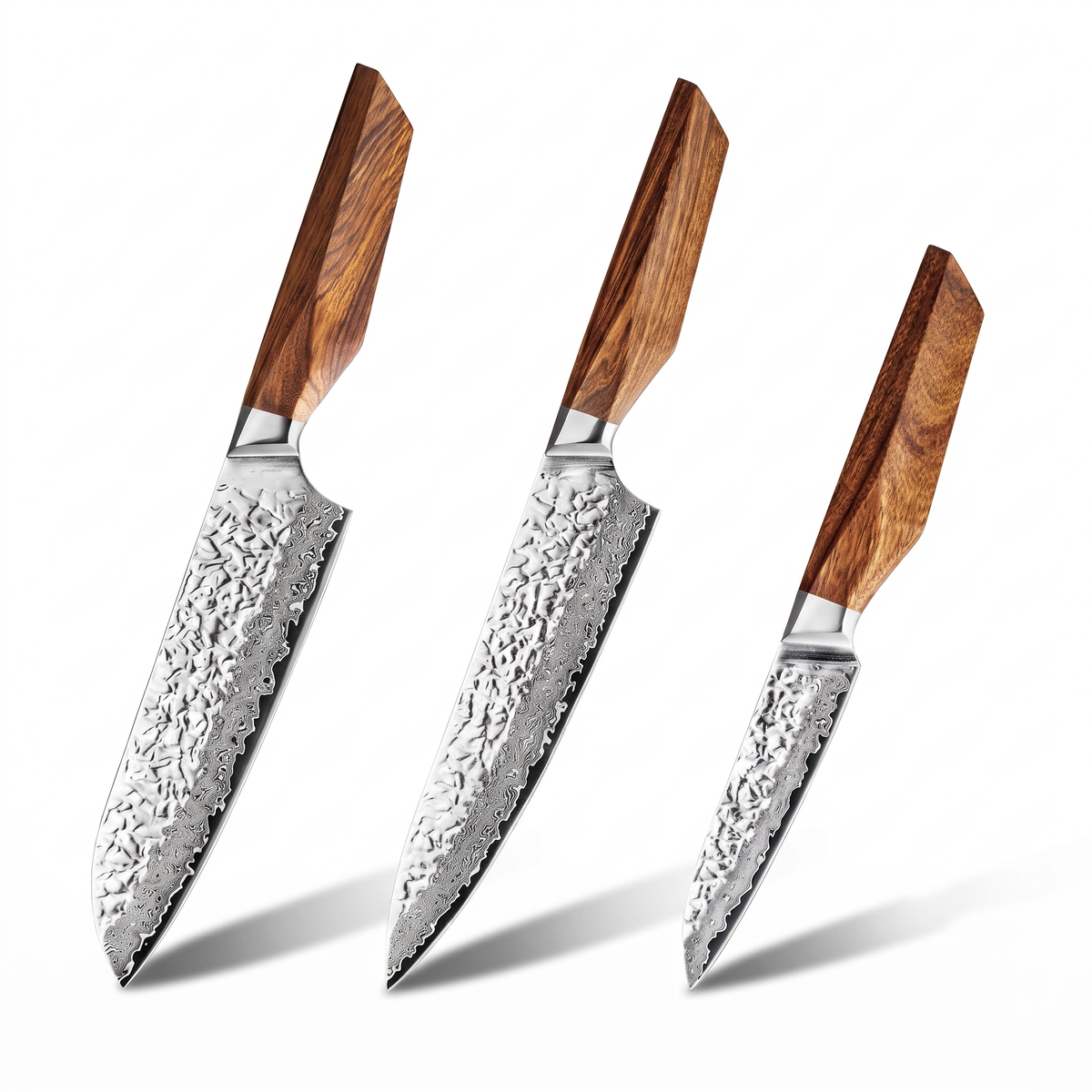 Coffret Kaede · 3 couteaux (Santoku, Gyuto, Office)