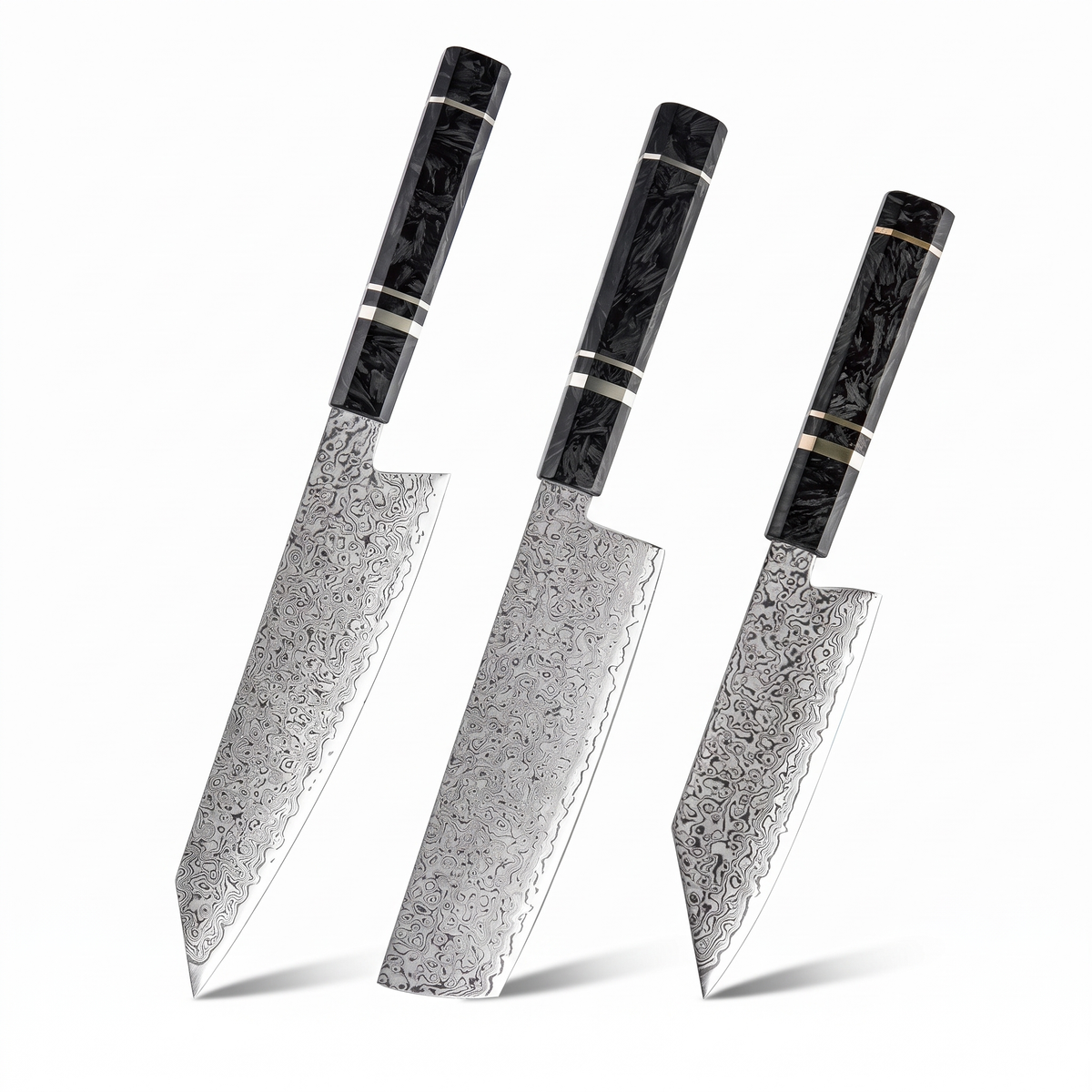 Coffret Kage · 3 couteaux (Kiritsuke, Bunka, Nakiri)