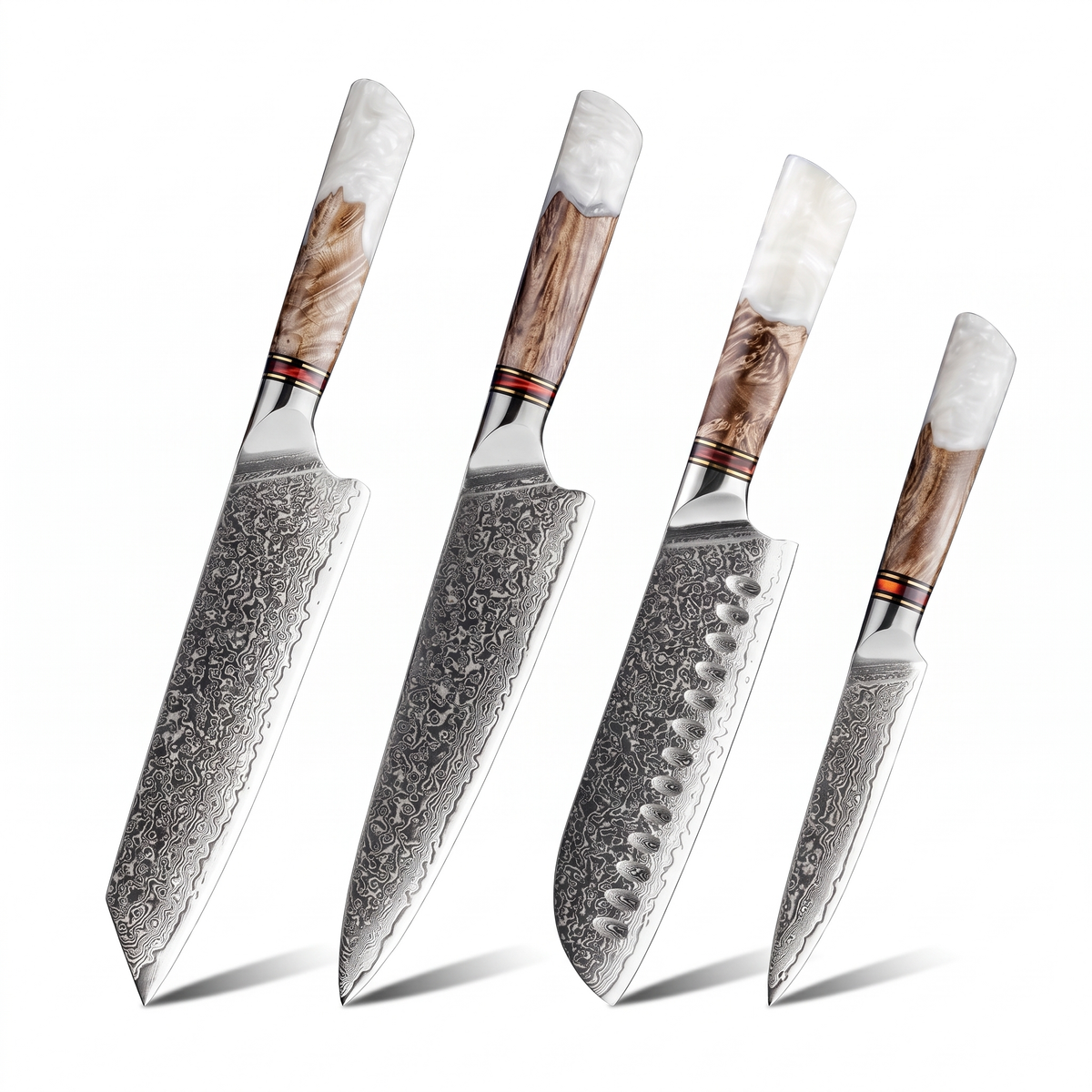 Coffret Kumo · 4 couteaux (Gyuto, Utilitaire, Santoku, Kiritsuke)