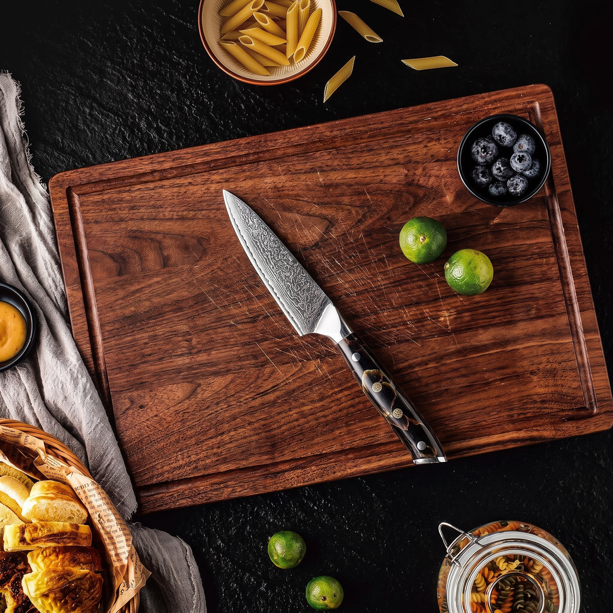 Coffret Sumi · 4 couteaux (Gyuto, Santoku, Nakiri, Office)