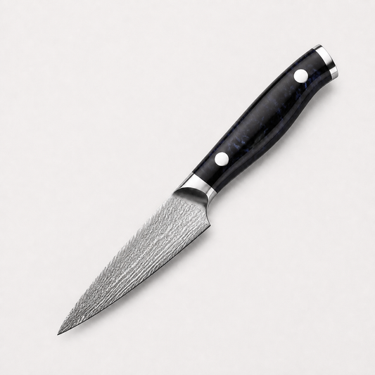 Couteau d’office Haganori Kage à manche noir, lame de 9 cm