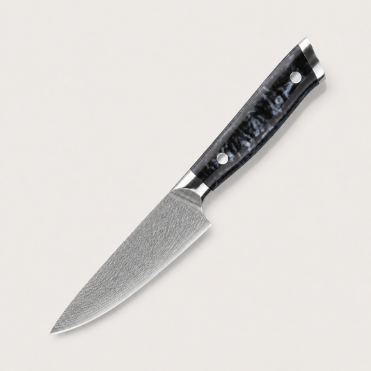 Couteau utilitaire Haganori Kage à manche noir, lame de 13 cm