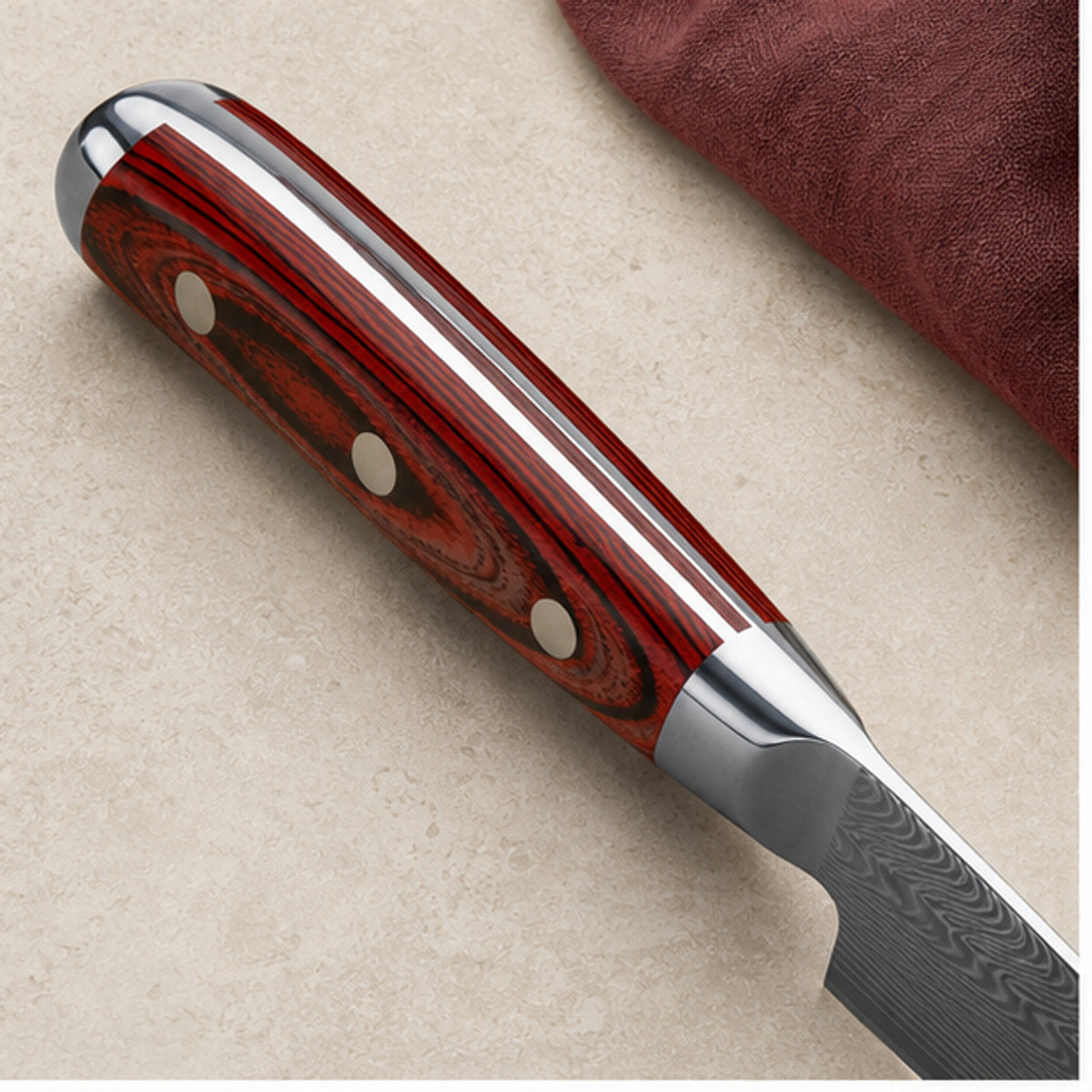 Couteau d’office 7,5 cm — Grenat