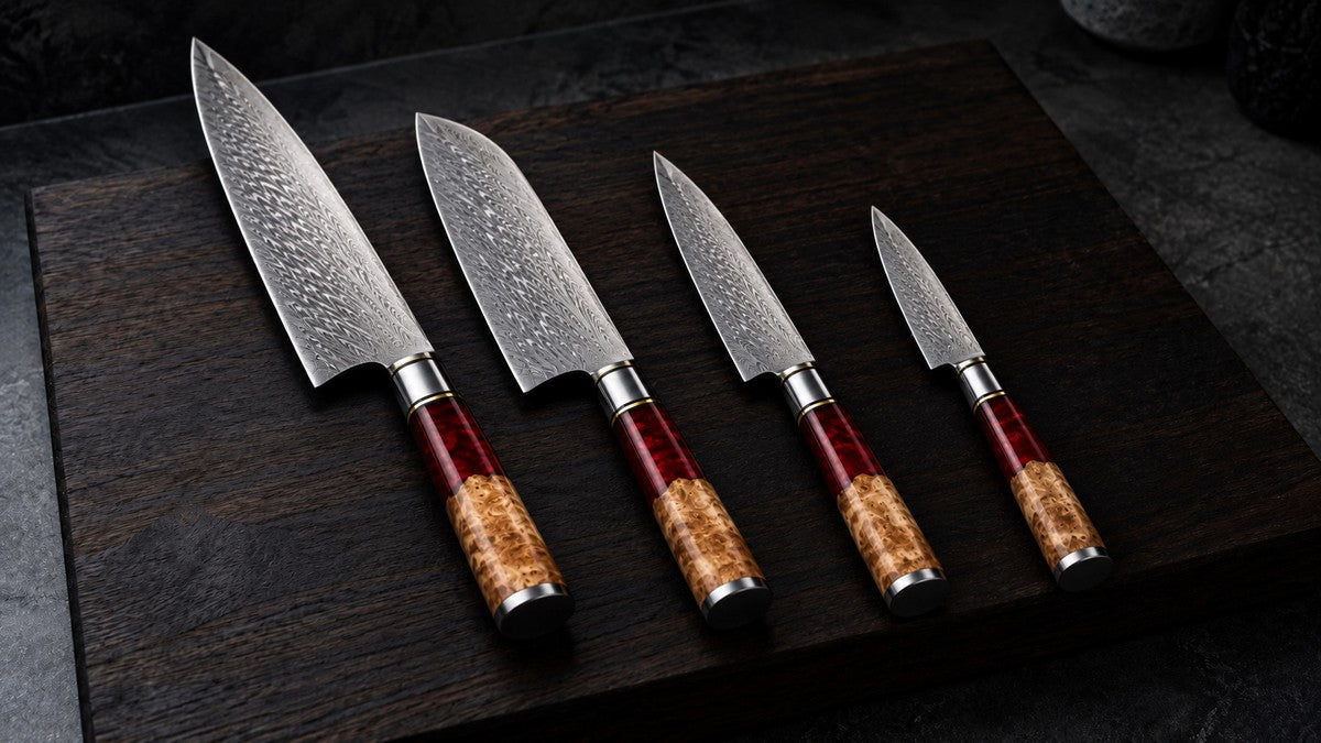 Couteaux japonais Haganori série Kurenai