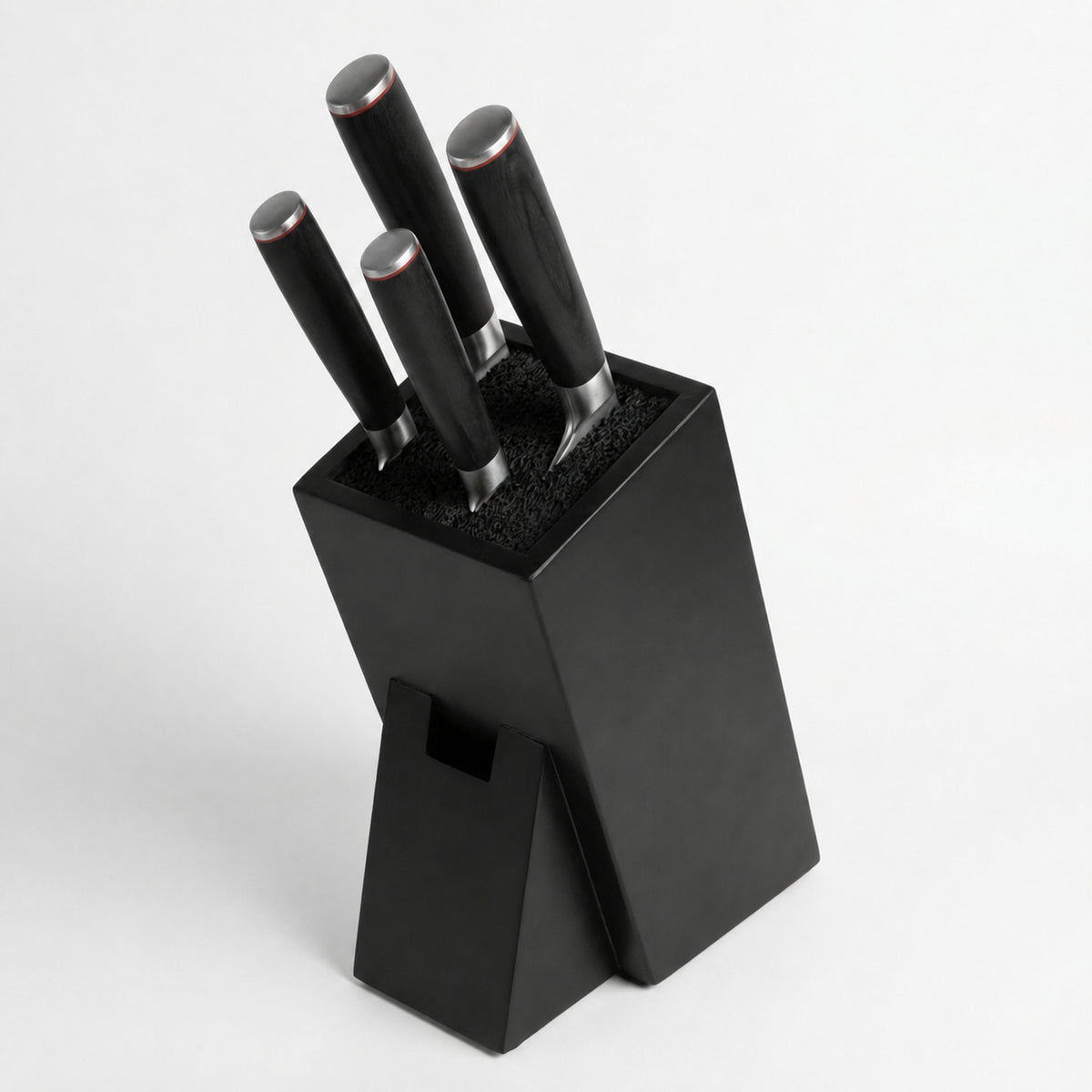 Rangement pour couteaux noir 