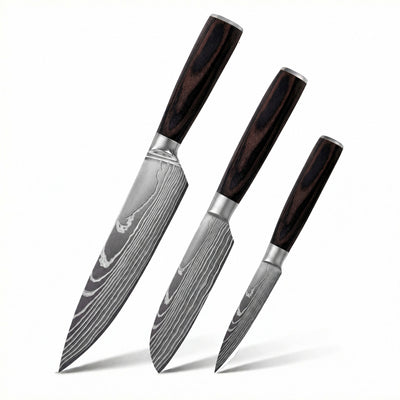 Set de 3 couteaux Japonais - Chef Tanaka