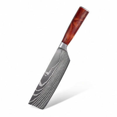 Couteau Nakiri Couperet japonais Chef Tanaka terre de feu