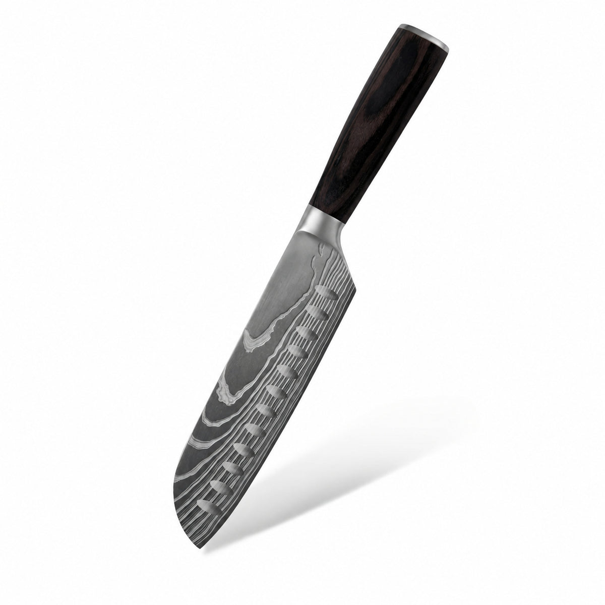 Couteau polyvalent Santoku Chef Tanaka Forest Wood