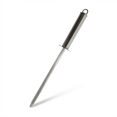 Fusil à aiguiser couteau manche gris Haganori