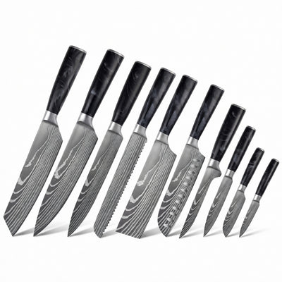 Set de 10 couteaux Japonais - Chef Tanaka