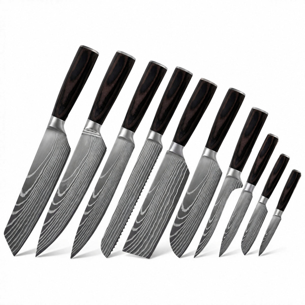 Set de 10 couteaux Japonais - Chef Tanaka