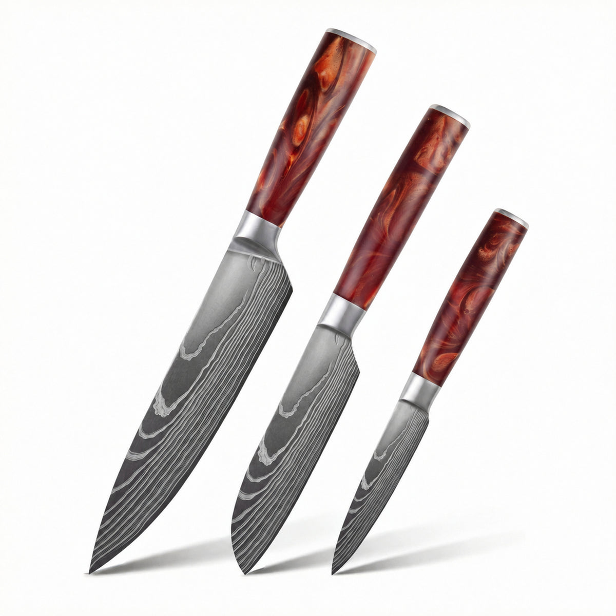 Set de 3 couteaux Japonais - Chef Tanaka