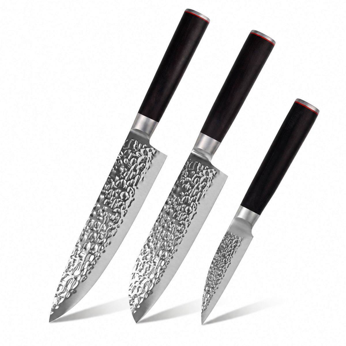 Set de 3 couteaux Kaito manche pakkawood
