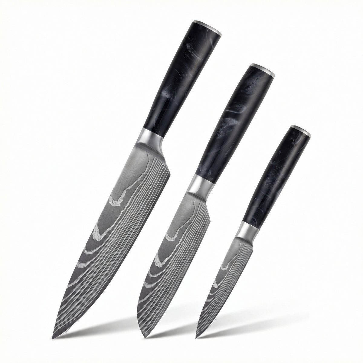 Set de 3 couteaux japonais Haganori coloris Sumi Noir