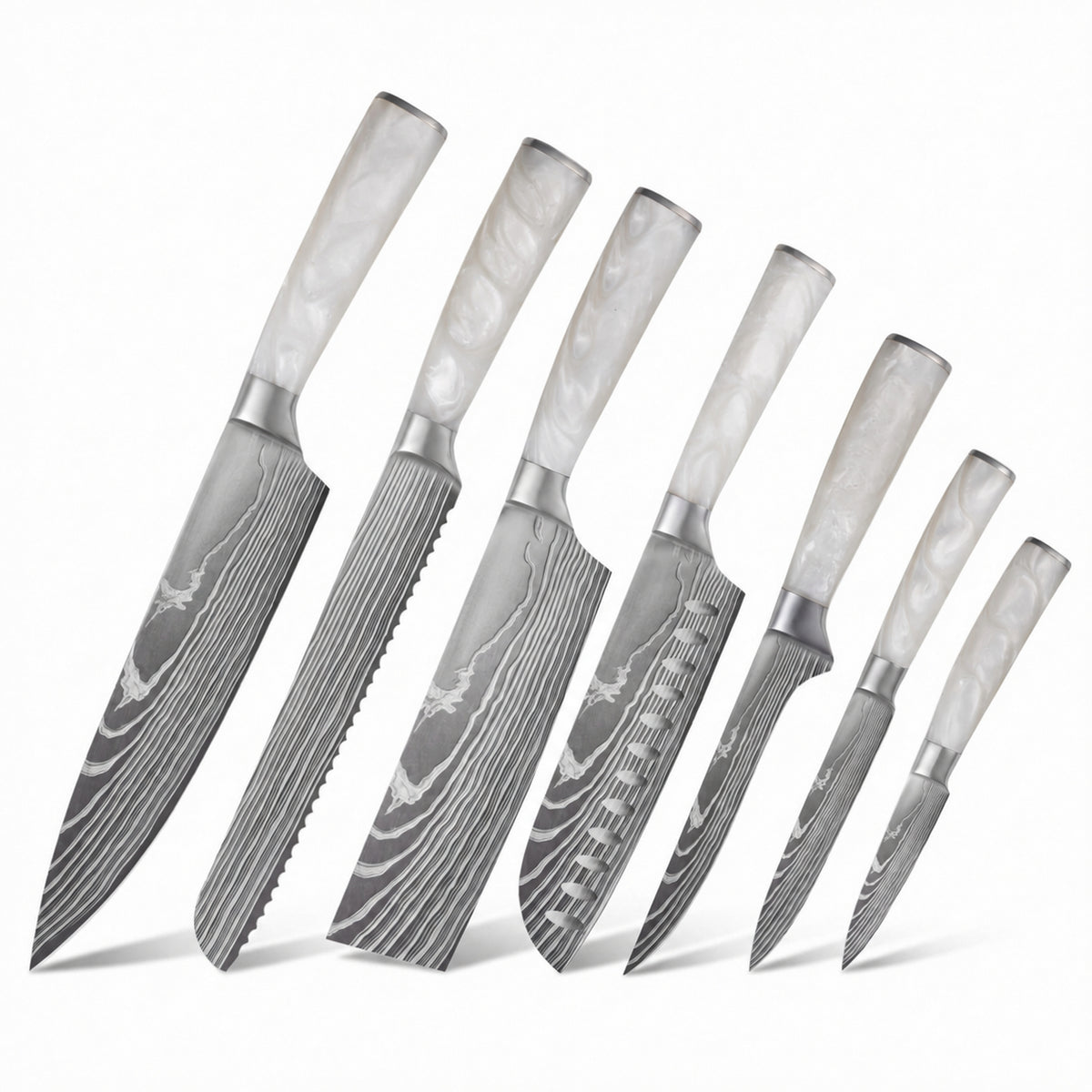 Set de 7 couteaux Japonais - Chef Tanaka
