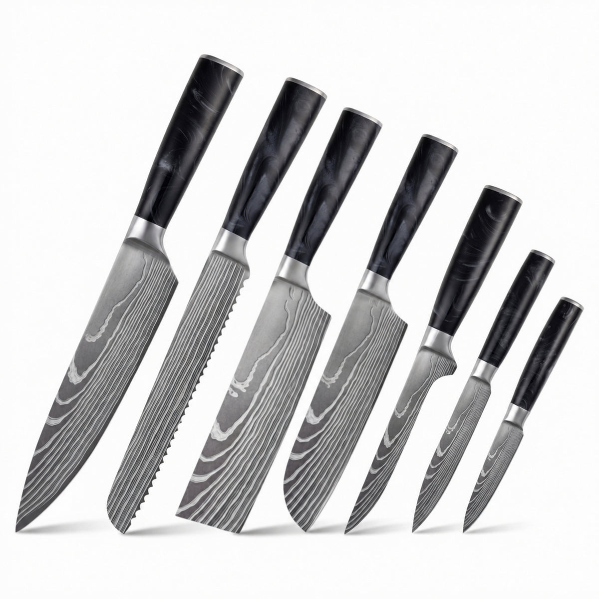 Set de 7 couteaux Japonais - Chef Tanaka