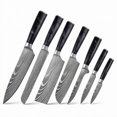 Set de 7 couteaux Japonais - Chef Tanaka