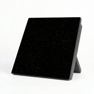 Support pour set de couteaux de cuisine noir et blanc