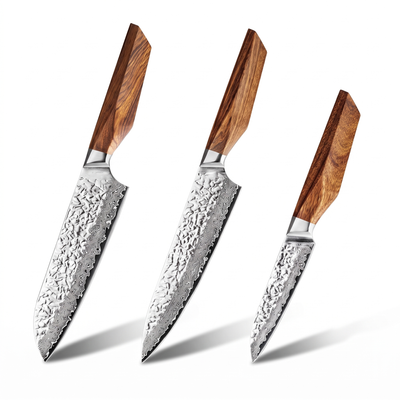 Coffret Kaede · 3 couteaux (Santoku, Gyuto, Office)