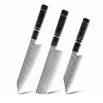 Coffret Kage · 3 couteaux (Kiritsuke, Bunka, Nakiri)