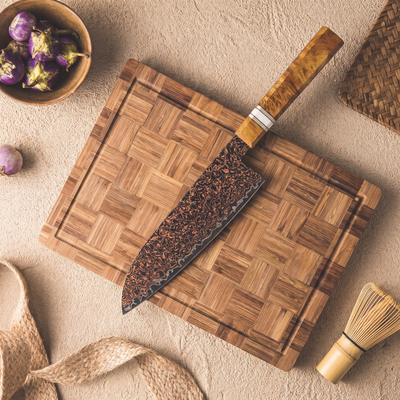 Coffret Kohaku · 4 couteaux (Gyuto, Santoku, Nakiri, Bunka)