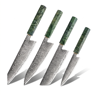 Coffret Koke · 4 couteaux (Gyuto, Kiritsuke, Nakiri, Utilitaire)