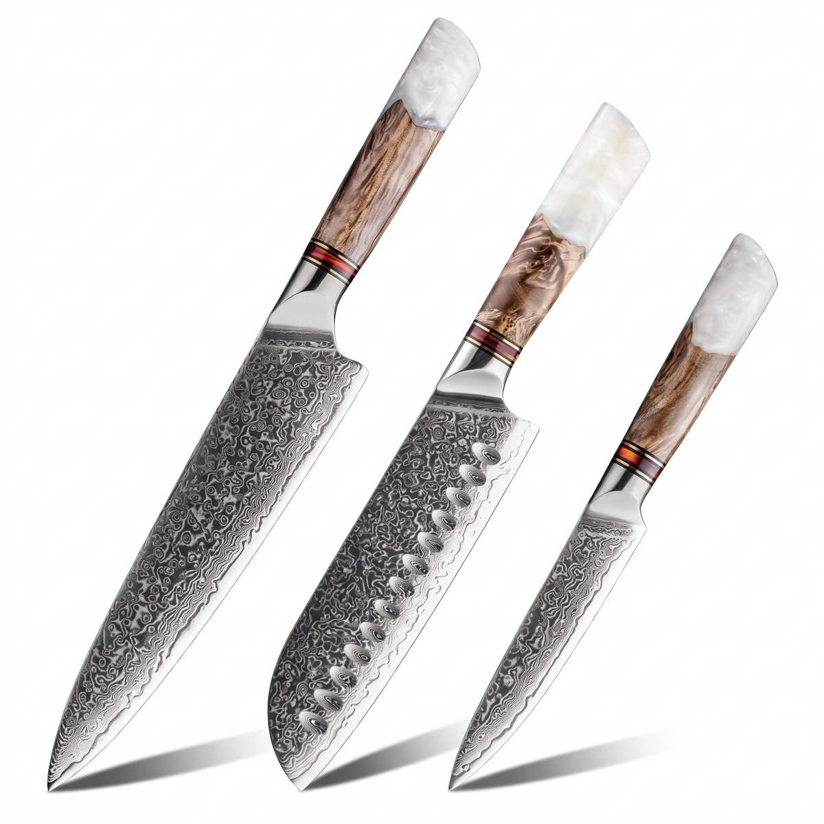 Coffret Kumo · 3 couteaux (Gyuto, Utilitaire, Santoku)