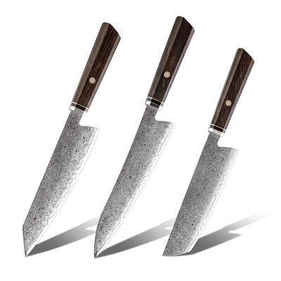 Coffret Matsu · 3 couteaux (Gyuto, Nakiri, Kiritsuke)