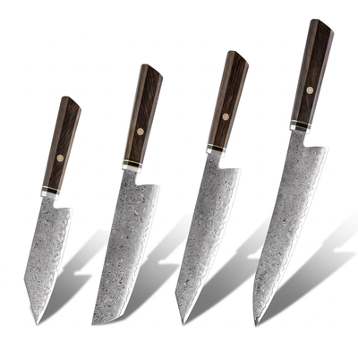 Coffret Matsu · 4 couteaux (Gyuto, Nakiri, Kiritsuke, Bunka)
