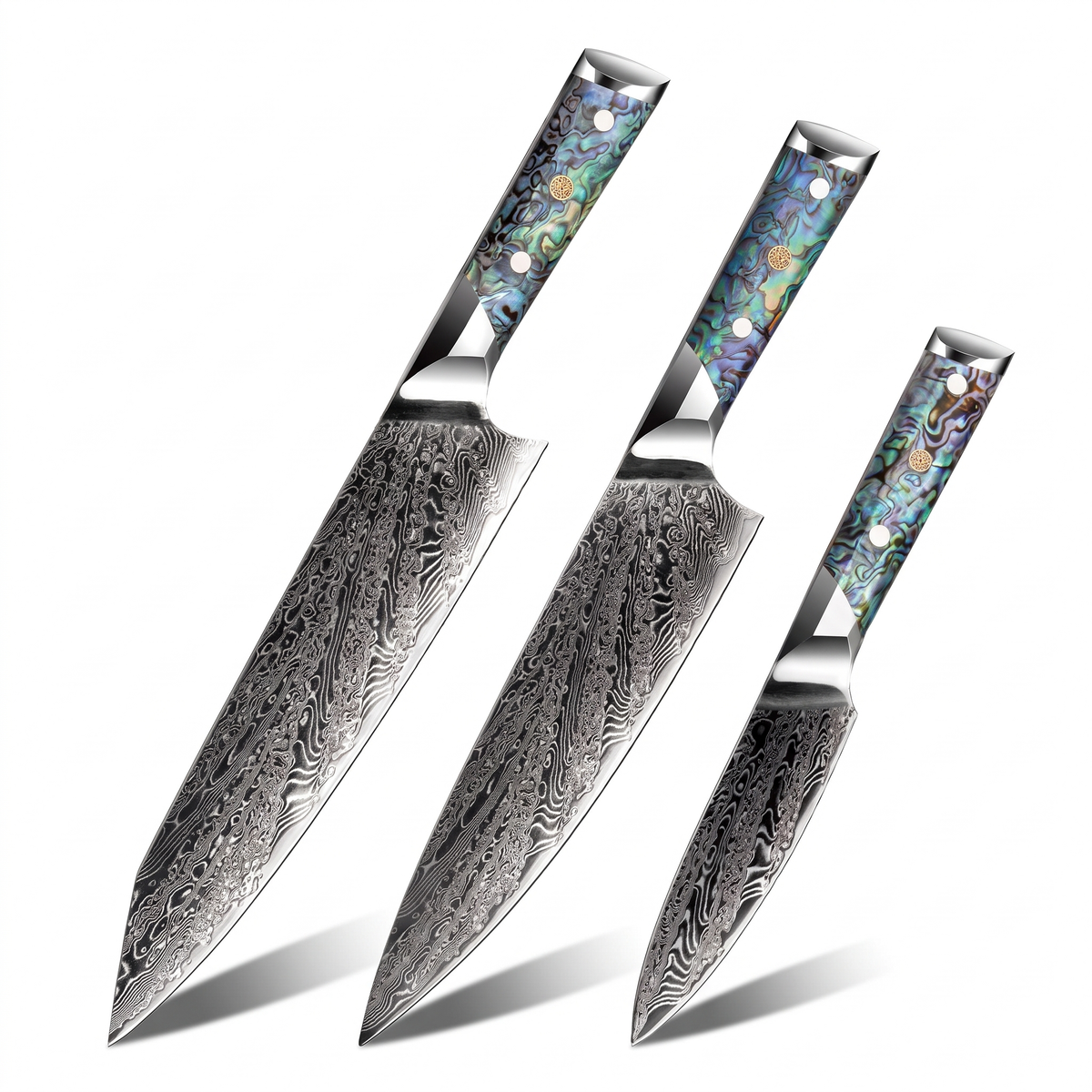 Coffret Nami · 3 couteaux (Gyuto, Office, Kiritsuke)
