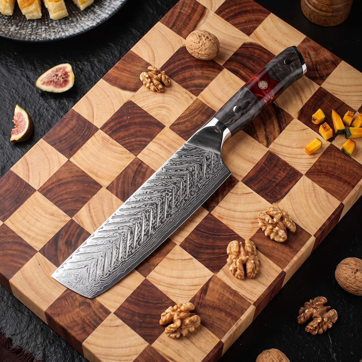 Coffret Rin · 3 couteaux (Gyuto, Kiritsuke, Nakiri)