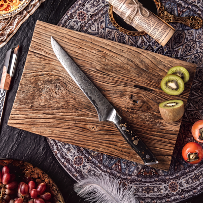 Coffret Tetsu · 4 couteaux (Gyuto, Santoku, Désosser, Office)
