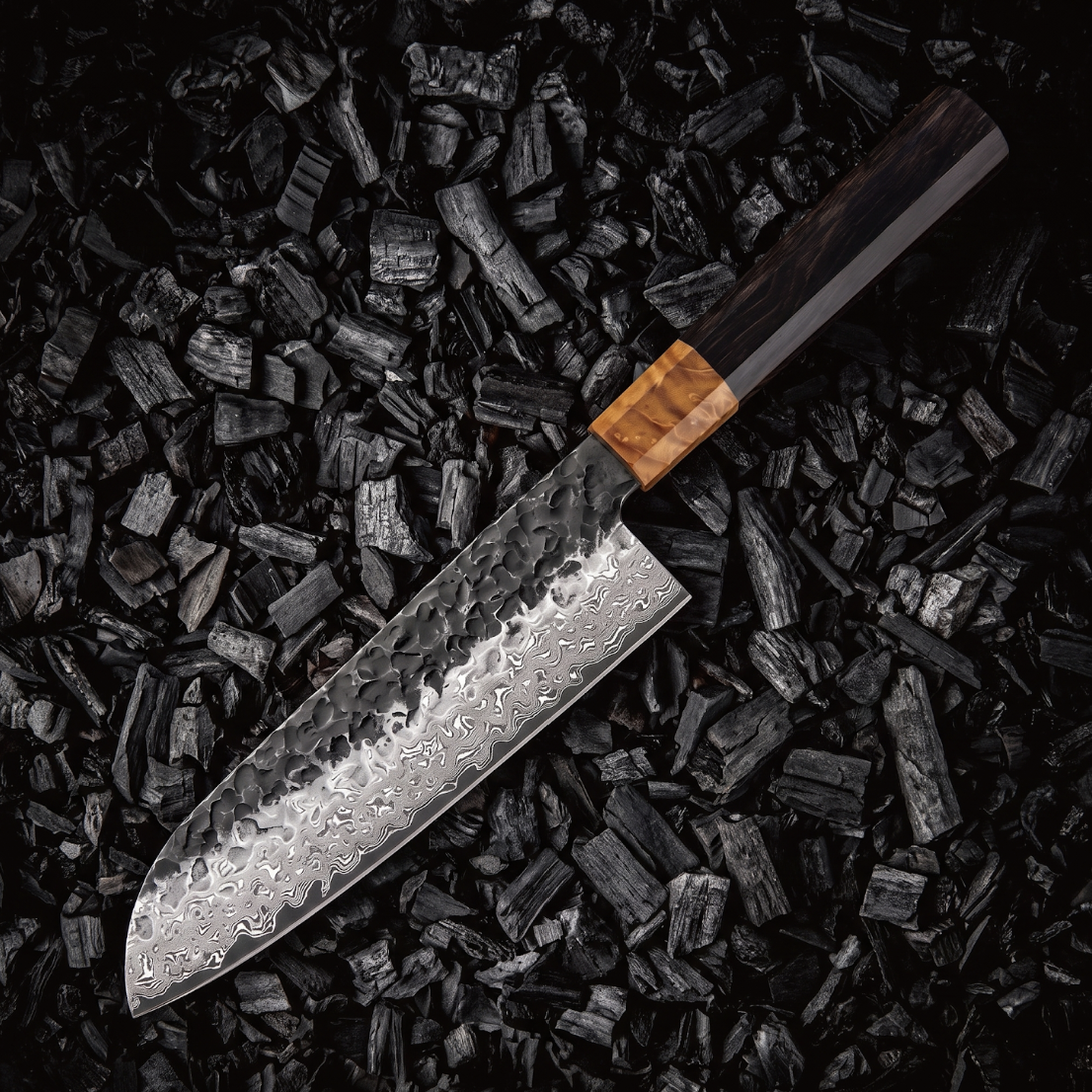 Coffret Tsuchi · 4 couteaux (Gyuto, Nakiri, Santoku, Office)