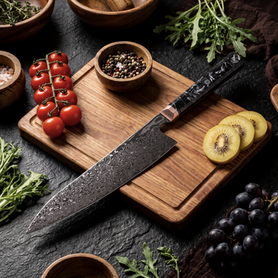 Coffret Yoru · 4 couteaux (Gyuto, Nakiri, Bunka, Santoku)