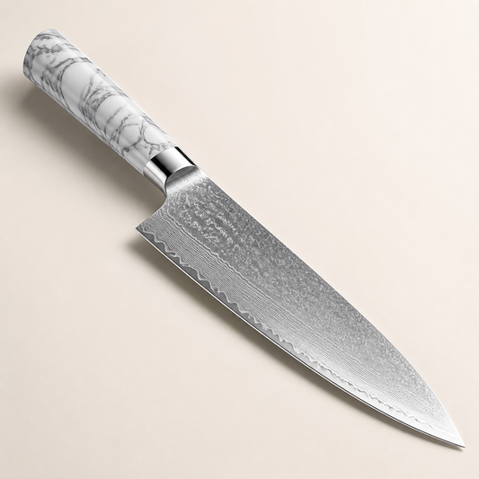 Couteau de chef Haganori Marbre, lame de 20 cm