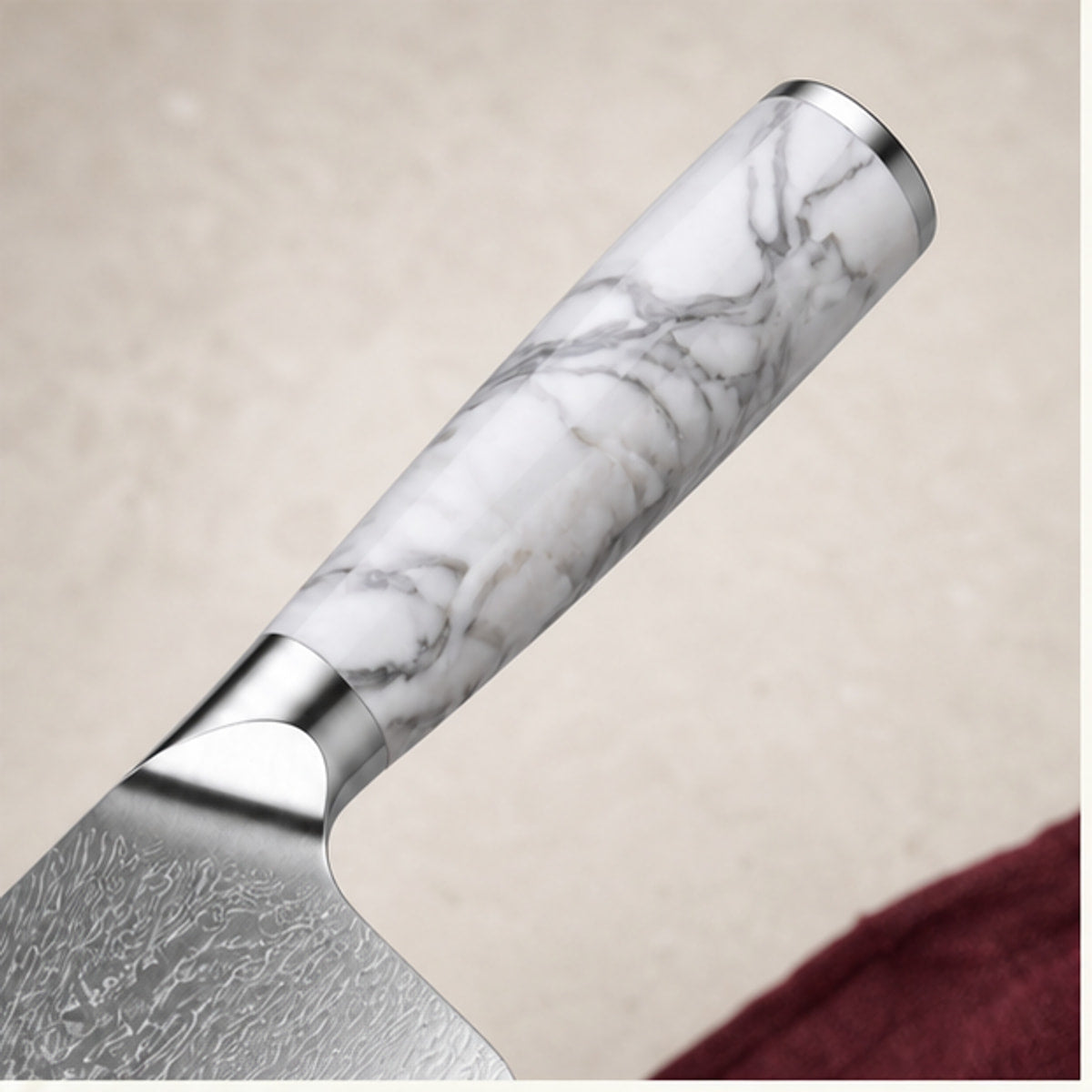 Couperet de cuisine VG10 18 cm — Marbre