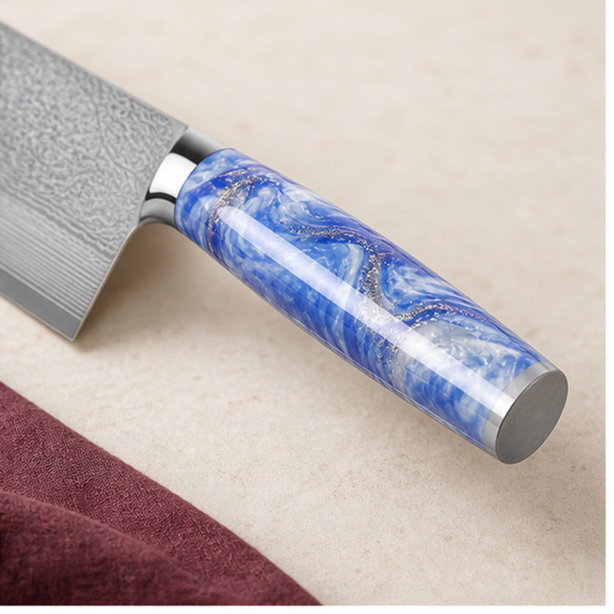 Couperet de cuisine VG10 18 cm — Azur