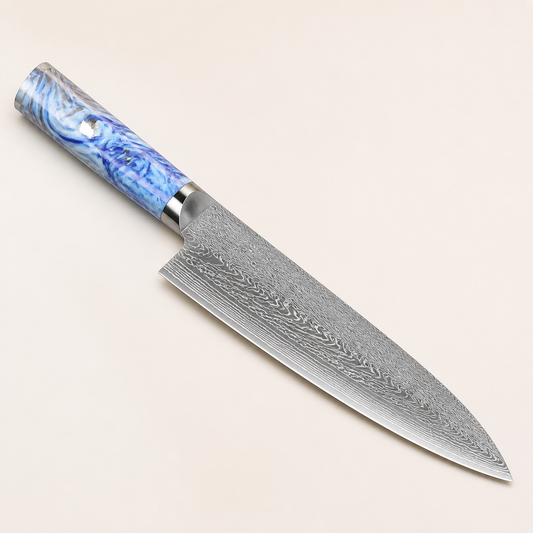 Couteau à trancher Haganori Azur, lame de 25 cm