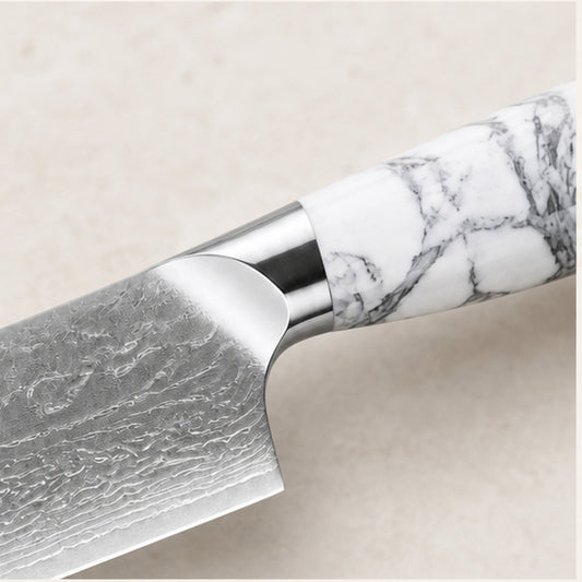 Couteau Santoku VG10 18 cm — Marbre