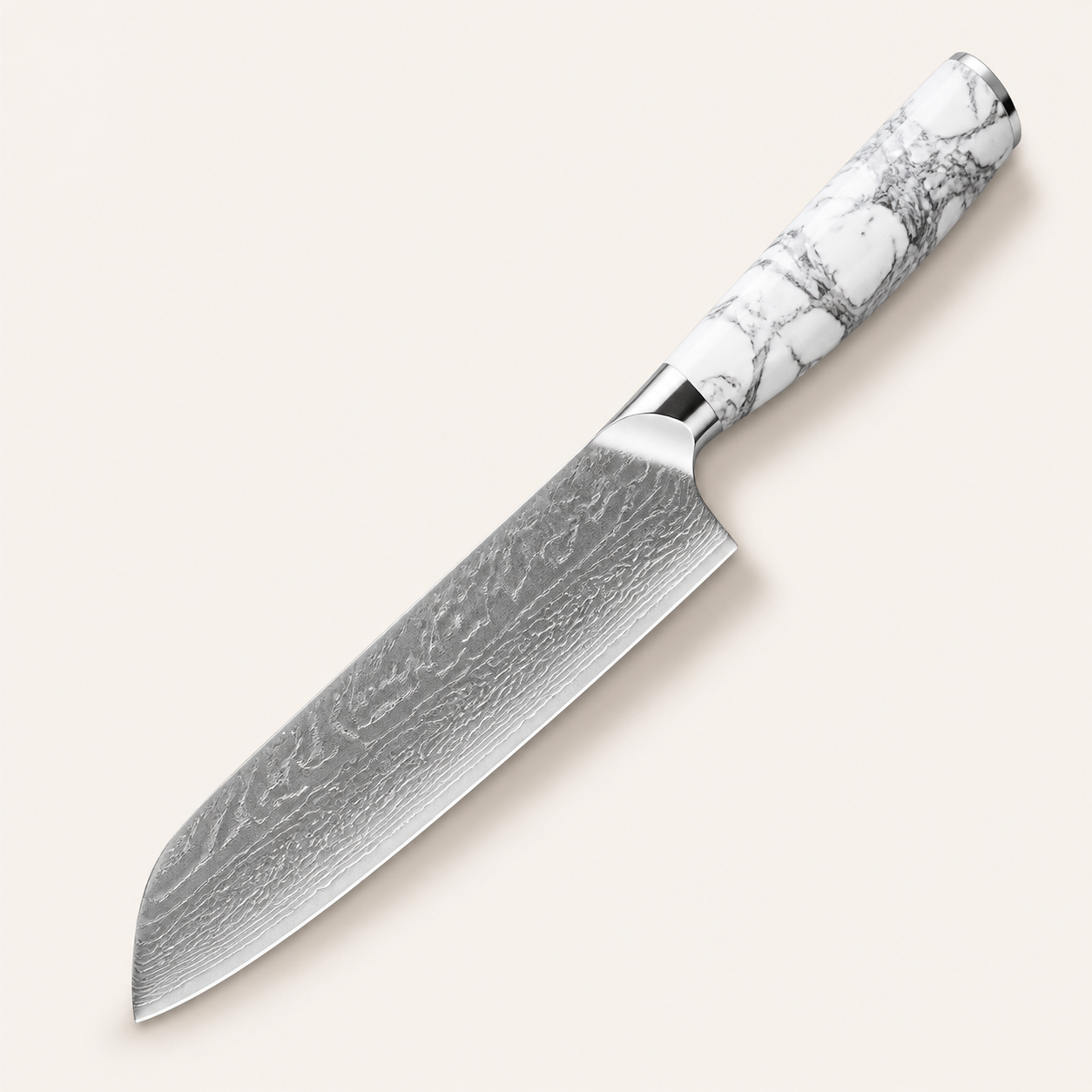 Santoku Haganori Marbre, lame de 18 cm