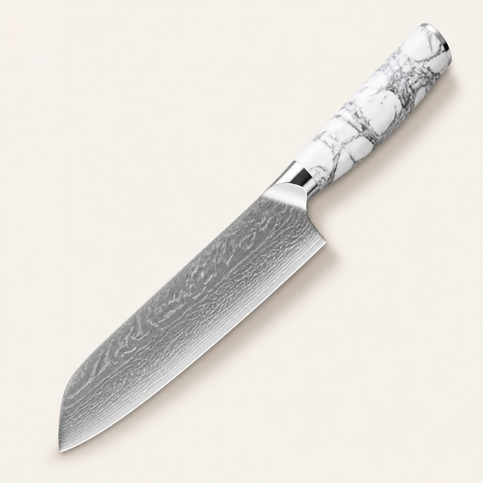 Santoku Haganori Marbre, lame de 18 cm