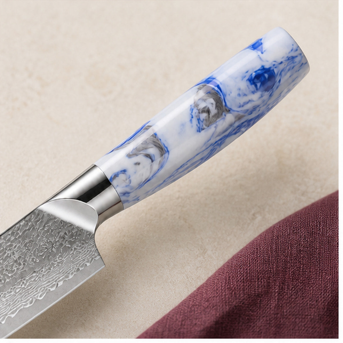Couteau utilitaire VG10 13 cm — Azur