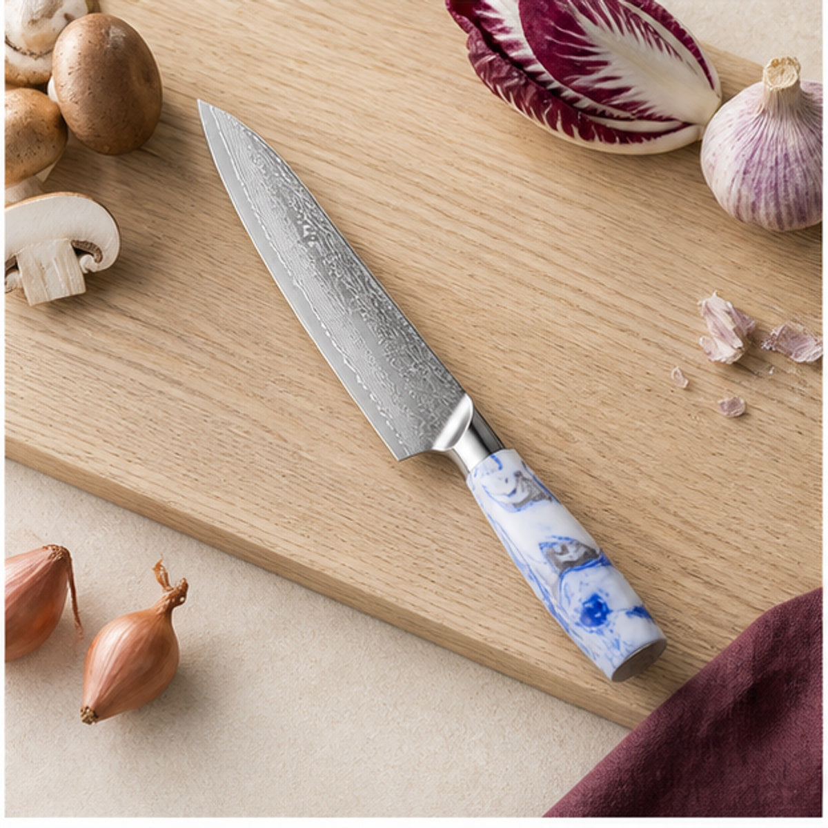 Couteau utilitaire VG10 13 cm — Azur