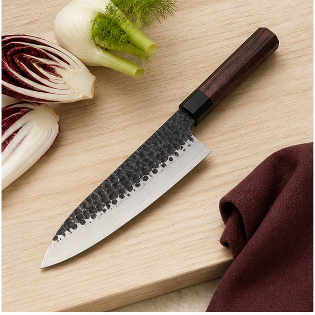 Couteau Santoku 18 cm — Forge Octogonale