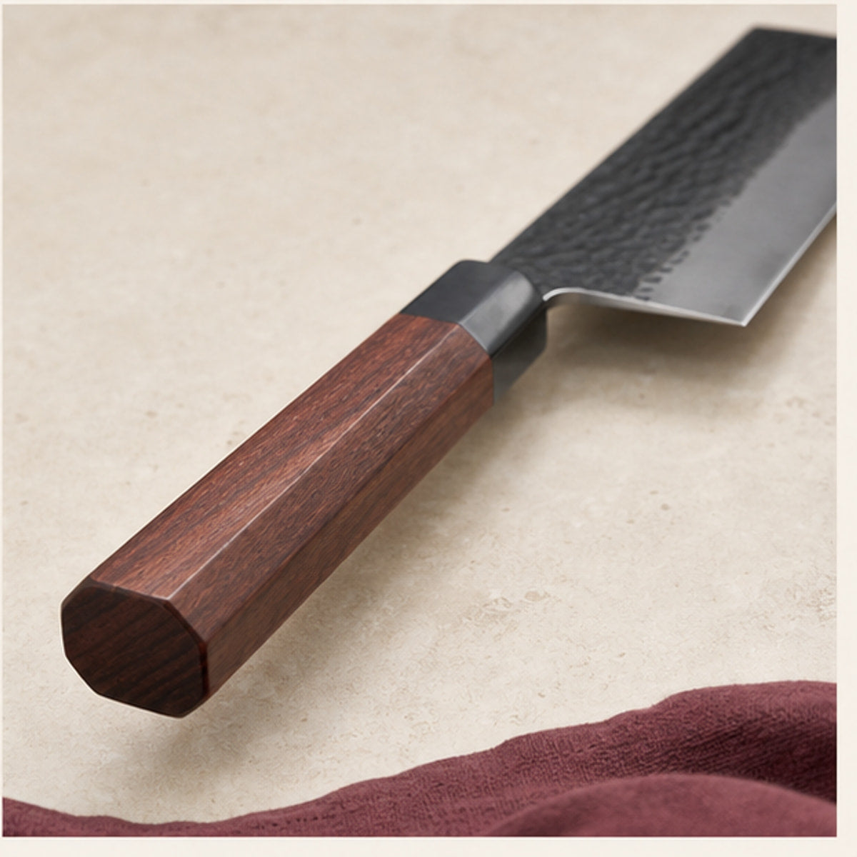 Couteau Nakiri 18 cm — Forge Octogonale