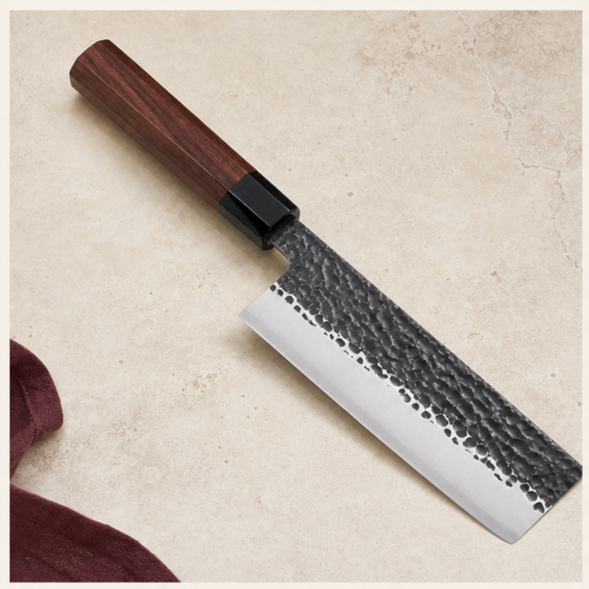 Couteau Nakiri 18 cm — Forge Octogonale